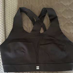 Sweaty Betty (SB5374) All Train Women’s Black Sports Bra with Cross-Back Straps